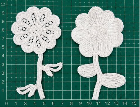 Elegant Crochet Flower Lace Patch for Garment Decoration
